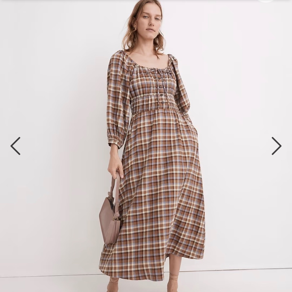 Madewell gauze Sophia Midi dress
